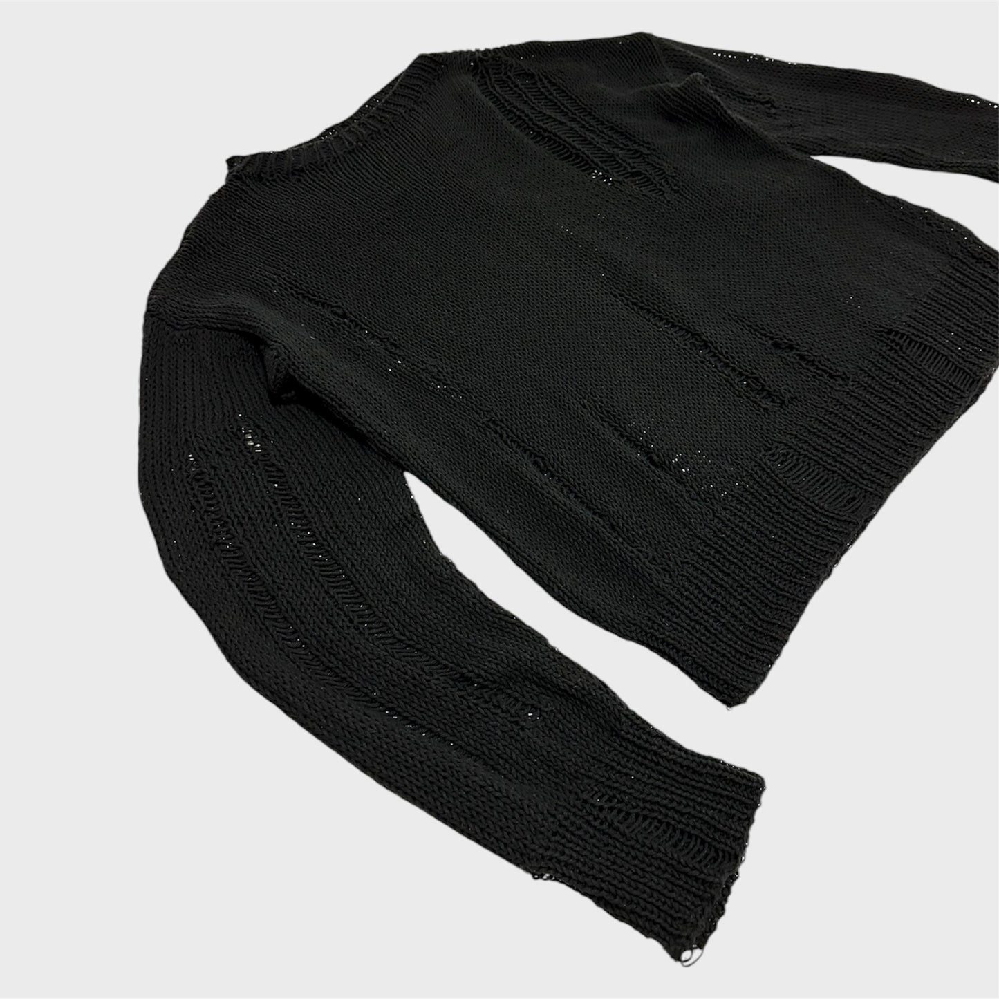 Sweater tejido negro