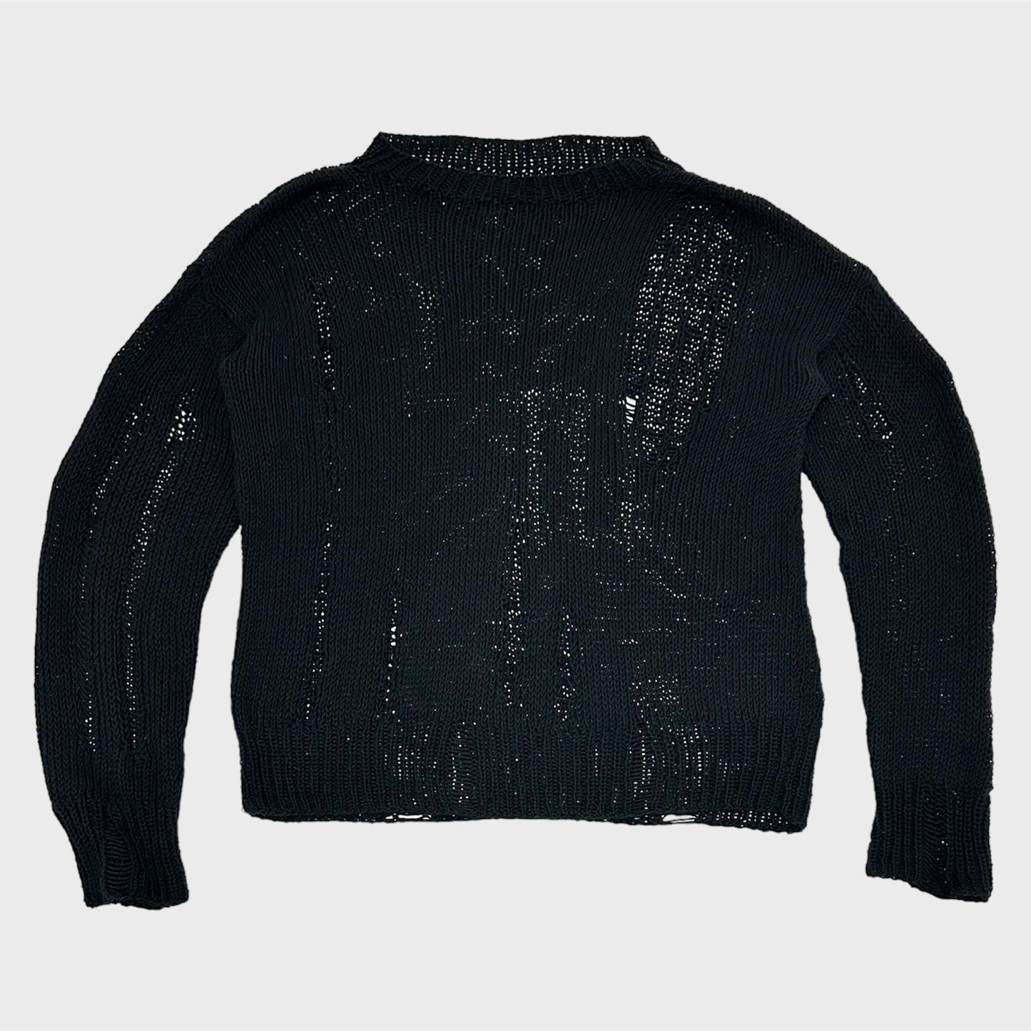 Sweater tejido negro