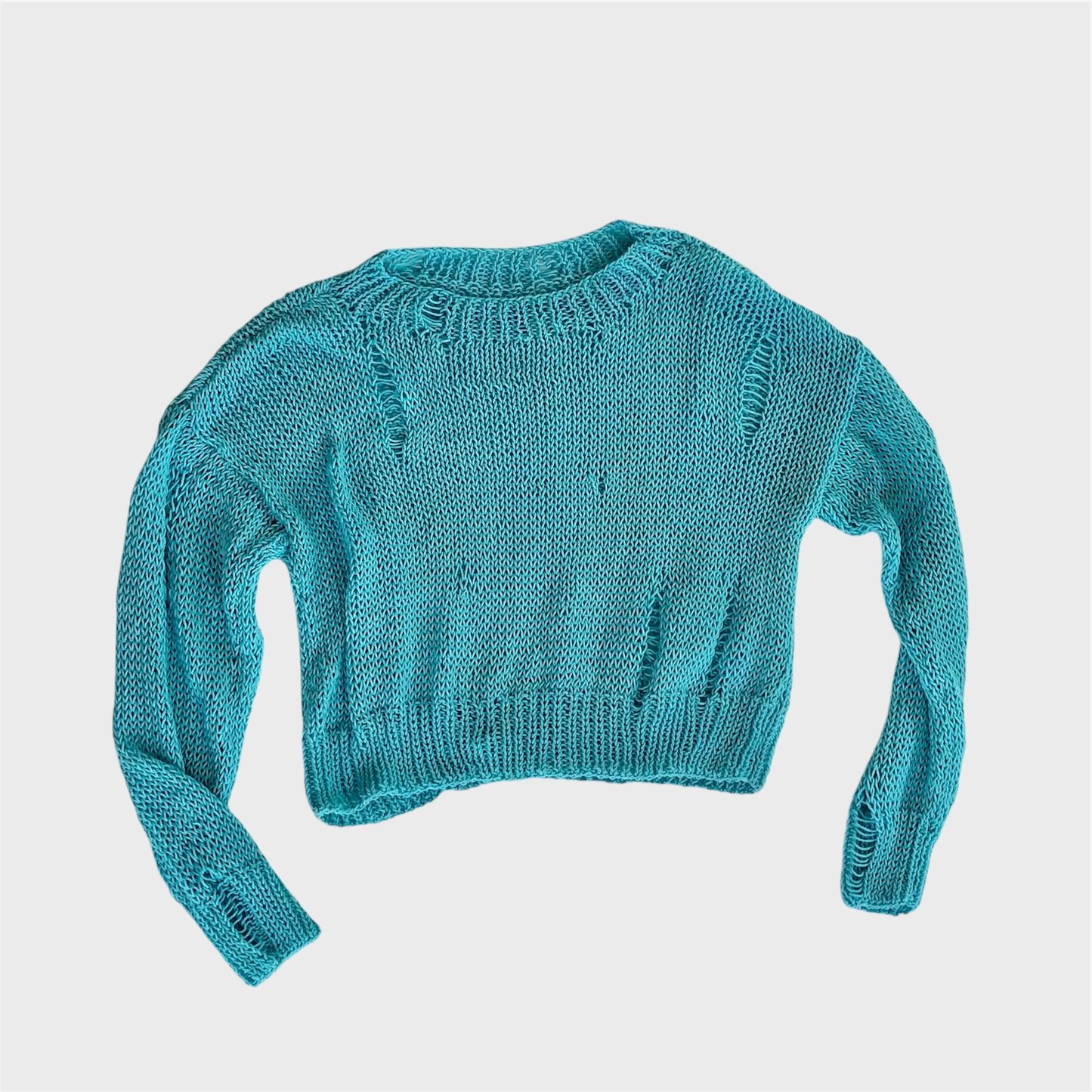 Sweater tejido crop